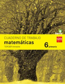 MatemÁticas 6º educacion primaria cuaderno 3º trimestre savia ed 2015