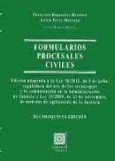 Formularios procesales civiles (15ª ed.)