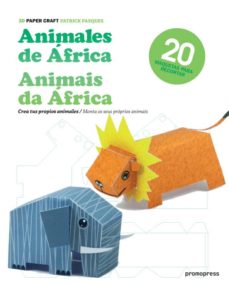 Animales de africa = animais da africa (3d paper craft)