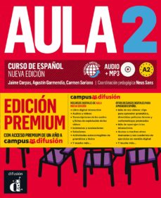 Aula 2: libro del alumno + cd (a2) edicion premium. curso de espaÑol (nueva edicion)