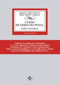 Curso de derecho penal: parte general (3ª ed.)
