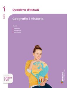 Quadern d estudi geografia i histÒria 1º secundaria catala ed 201 5 (edición en catalán)