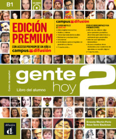 Gente hoy 2: libro del alumno + cd (b1) edicion premium curso de espaÑol