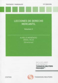 Civitas: lecciones de derecho mercantil volumen ii 19ª edicion