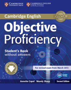 Objective proficiency (2nd ed.) students book without answers with downloadable software (edición en inglés)