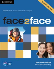 Face2face for spanish speakers workbook with key (2nd edition) (l evel pre-intermediate) (edición en inglés)