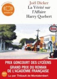 LA VÉRITÉ SUR L AFFAIRE HARRY QUEBERT (AUDIOBOOK) (edición en francés)