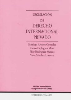 Legislacion de derecho internacional privado (22ª ed.)