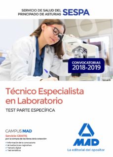Tecnico especialista en laboratorio del servicio de salud del principado de asturias: testparte especifica