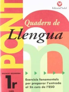 Quadern de llengua 1 eso (edición en catalán)