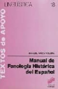 Manual de fonologia historica del espaÑol