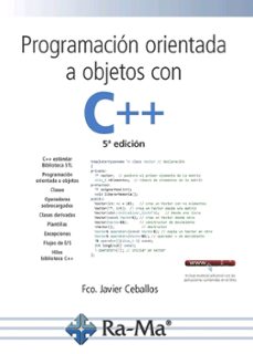 ProgramaciÓn orientada a objetos con c++ (5ª ed.)