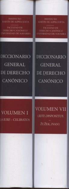 Diccionario general de derecho canonico ( 7 volumenes)