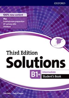 Solutions b1 intermediate student´s book (edición en inglés)