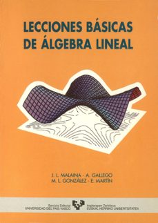 Lecciones basicas de algebra lineal