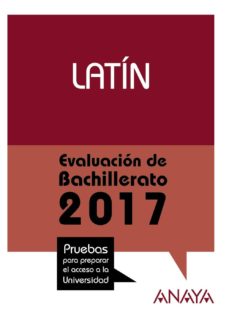 LatÍn. evaluacion de bachillerato 2017-18
