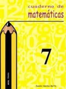Cuaderno de matematicas 7 (primaria)
