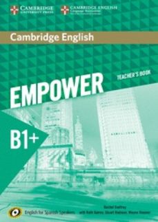 Cambridge english empower for spanish speakers b1+ teacher s book (edición en inglés)